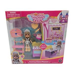 Royale High Roblox Baking Class Playset‎ Doll 2024 Accessories Used No Code